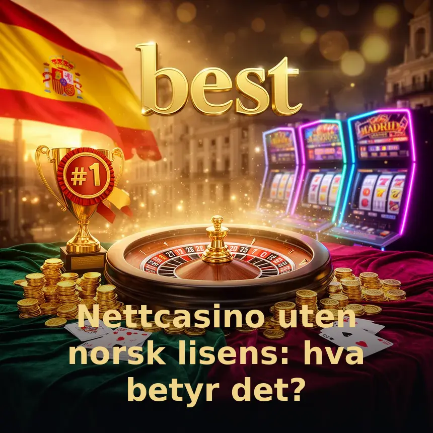 Nettcasino uten norsk lisens: hva betyr det?